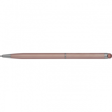 Logo trade promotional products image of: Ball pen with touch function CATANIA